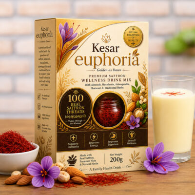 Kesar Euphoria – Premium Saffron Wellness Drink Mix